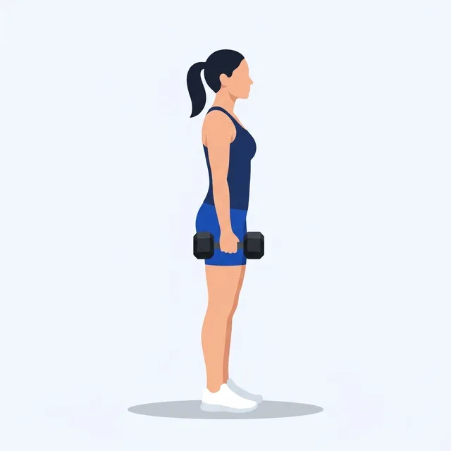 Push the floor away to stand tall, squeeze the glutes at the top.