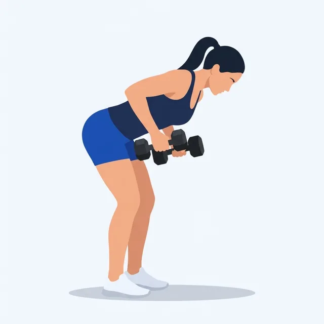 Pull the elbows back along the body, squeeze the shoulder blades.