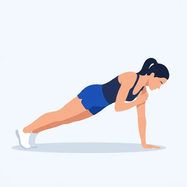 Tap the opposite shoulder, hand back down, switch, hips still.